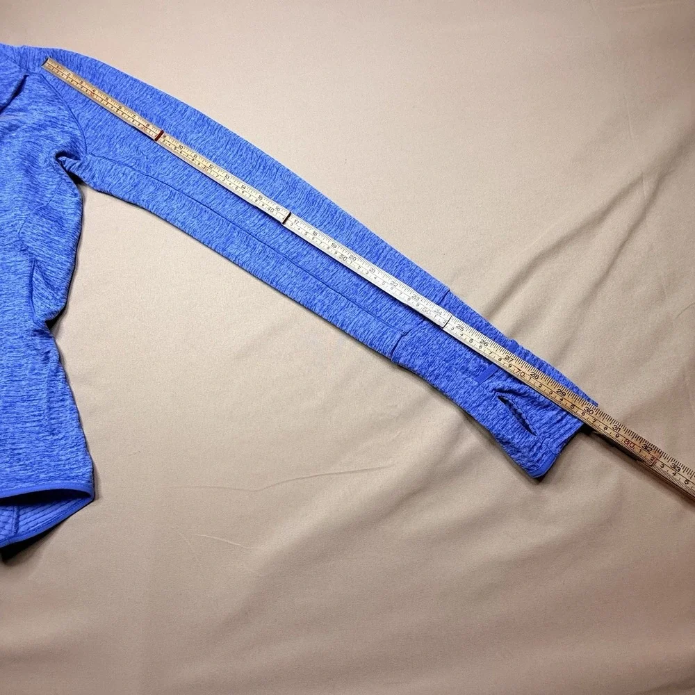 Nike Sweater Womens Small Blue Dri-Fit Running Quarter Zip